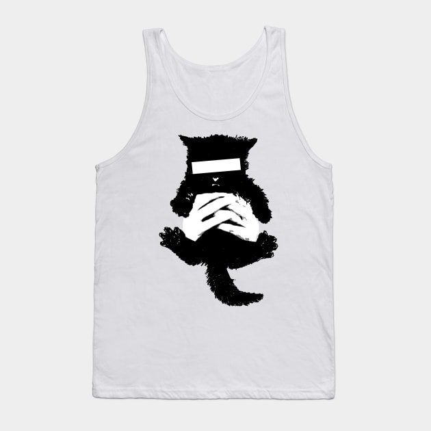 Bad Kitty Tank Top by bronzarino